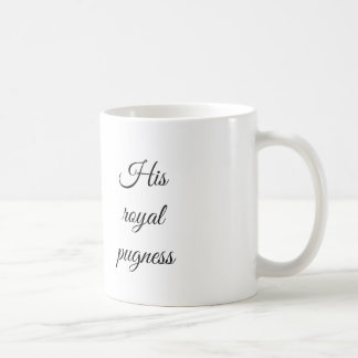 Tasse mit Mops コーヒーマグカップ