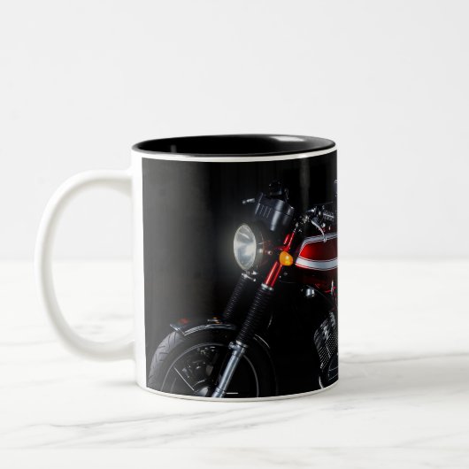 Tasse mit Motorrad ツートーンマグカップ (左)