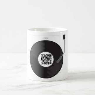 Tasse mit personlisierten Song per QR-Code コーヒーマグカップ