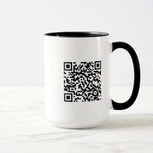Tasse mit QR Code マグカップ (右)