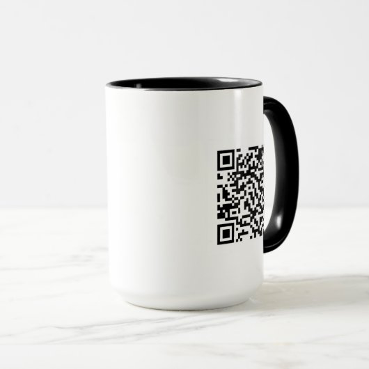 Tasse mit QR Code マグカップ (正面右)
