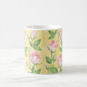 Tasse mit Rosenmuster コーヒーマグカップ (中央)