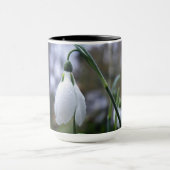 Tasse mit Schneeglöckchen マグカップ (中央)