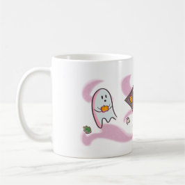 Tasse mit süßen Geistern die Kekse essen コーヒーマグカップ