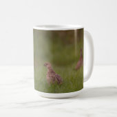 Tasse mit süßer Fasanenmutter und Kinder コーヒーマグカップ (正面右)