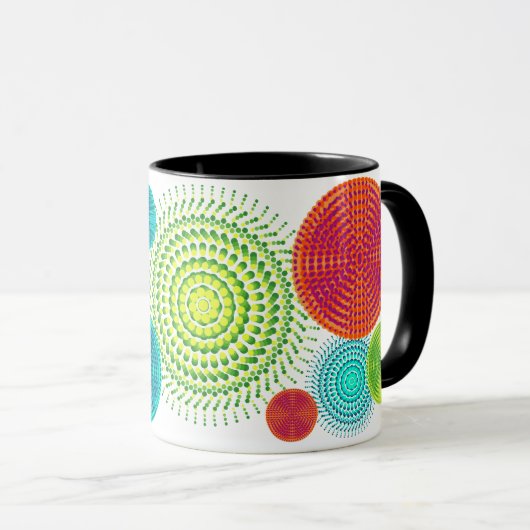 Tasse Moirés circulaires マグカップ (正面右)