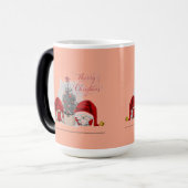  Tasse Morphing Merry Chrismas モーフィングマグカップ (正面左)