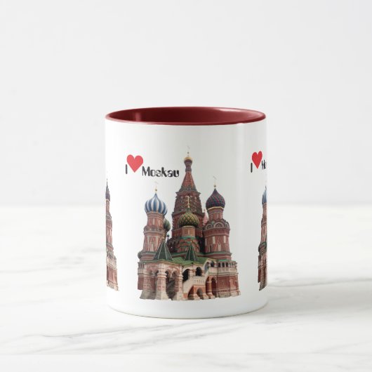 Tasse Moskau Russland Russia マグカップ (中央)