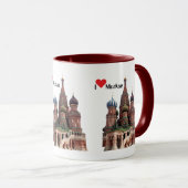 Tasse Moskau Russland Russia マグカップ (正面右)