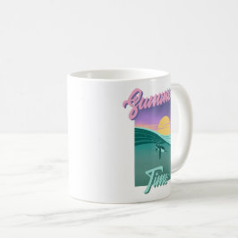 Tasse motif Summer Time コーヒーマグカップ