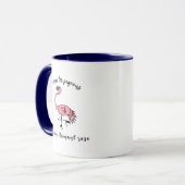 Tasse motivation - Sois un flamant rose マグカップ (正面左)