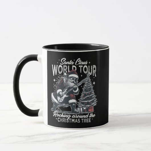 Tasse Mug de Noël Père Noël Rétro Rock マグカップ (左)