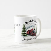 Tasse mug de Noël personnalisable コーヒーマグカップ (正面右)