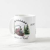 Tasse mug de Noël personnalisable コーヒーマグカップ (正面左)