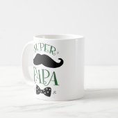 Tasse / Mug Fete des Peres - Super Papa コーヒーマグカップ (正面左)