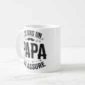 Tasse / Mug Fête des Pères - un Papa qui Assure コーヒーマグカップ (正面左)