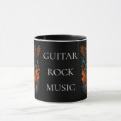 Tasse Mug Guitare Rock Music マグカップ (中央)
