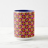 Tasse MUG Jimette Design rose jaune orange blanc マグカップ (中央)