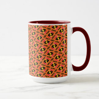 Tasse MUG Jimette Design rose orange blanc マグカップ