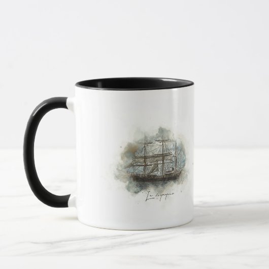 Tasse mug le voyageur マグカップ (左)