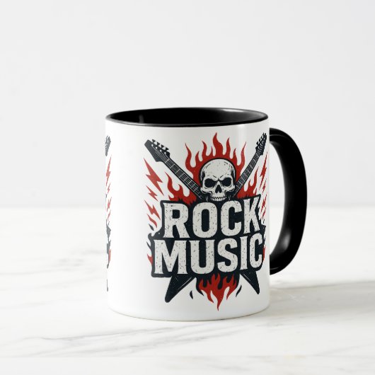 Tasse Mug Rock Music マグカップ (正面右)