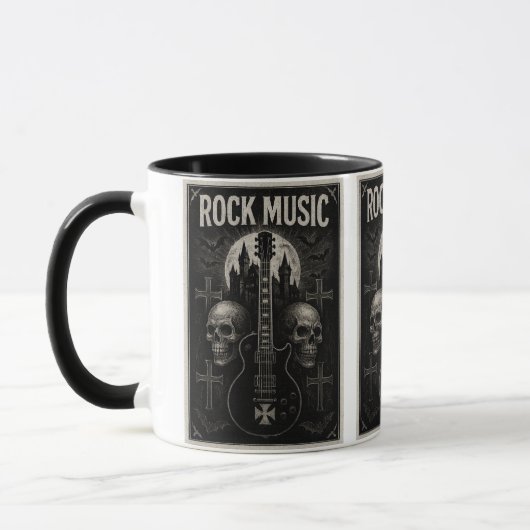 Tasse Mug Rock Music マグカップ (左)