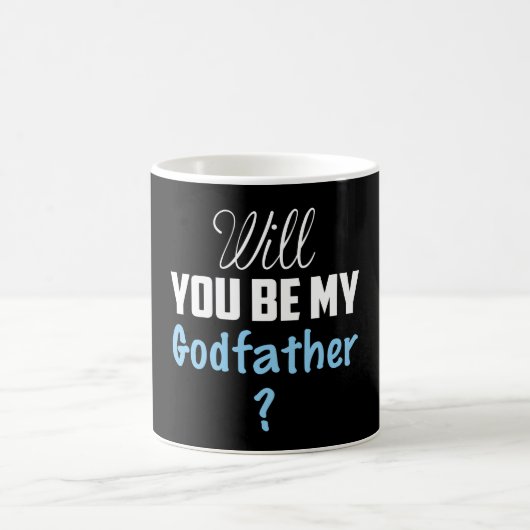 Tasse MUG Will You Be My Godfather ? コーヒーマグカップ (中央)