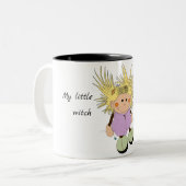 Tasse "My little witch" ツートーンマグカップ (正面左)