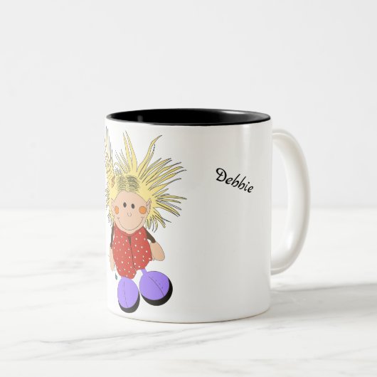 Tasse "My little witch" ツートーンマグカップ (正面右)