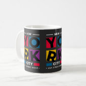 Tasse New York Design コーヒーマグカップ (正面左)