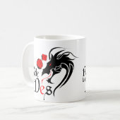 Tasse Officielle - Rôleのles Dés -公式のマグ コーヒーマグカップ (正面左)