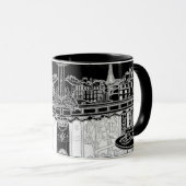Tasse paris,france,tour Eiffel マグカップ (正面右)