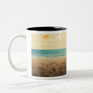 Tasse Paysage Bord de Mer Relaxant ツートーンマグカップ