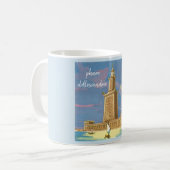 tasse "phare d'Alexandrie" コーヒーマグカップ (正面左)
