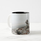 Tasse, photo inukshuk ツートーンマグカップ (正面左)