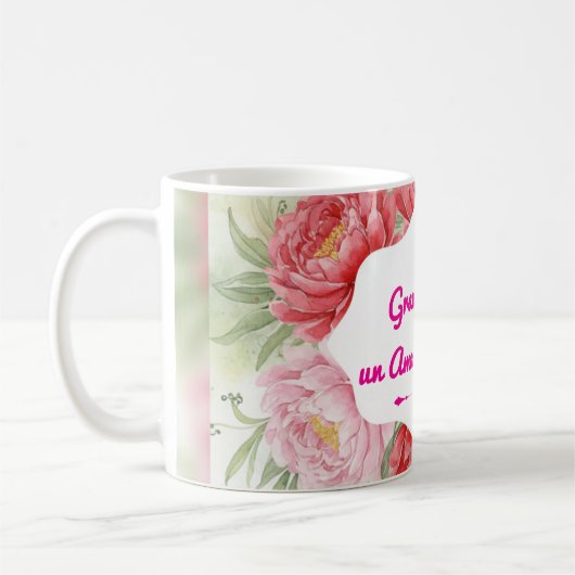 Tasse Pivoine コーヒーマグカップ (左)