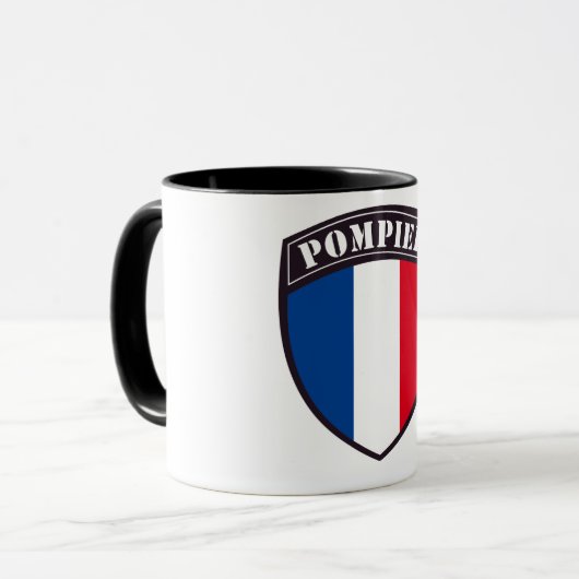 Tasse Pompier de France マグカップ (正面左)