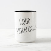 Tasse poules good morning ツートーンマグカップ (中央)