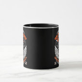 Tasse pour les passionnés de moto マグカップ (中央)