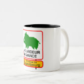 Tasse - PROVINCE DE LUXEMBOURG ツートーンマグカップ (正面右)