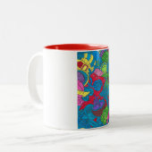 tasse rouge sur dessins terminer ツートーンマグカップ (正面左)