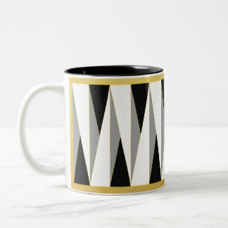 tasse | schwarz | weiss | gold | triangle °2 ツートーンマグカップ