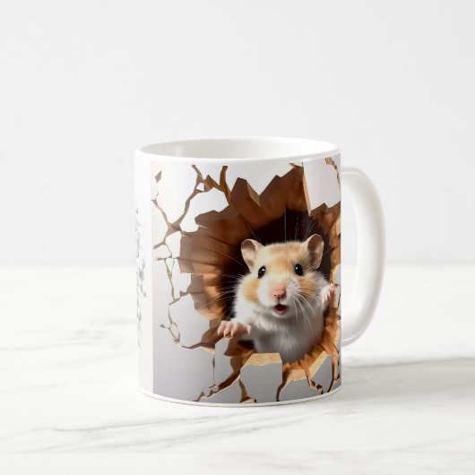 Tasse souris & chat コーヒーマグカップ (正面右)