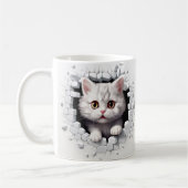 Tasse souris & chat コーヒーマグカップ (左)