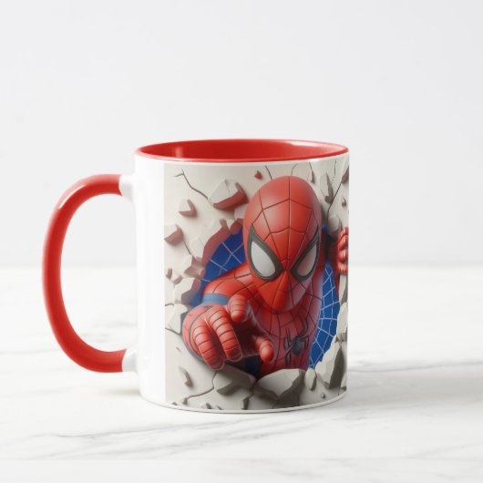 Tasse spiderman 3d マグカップ (左)