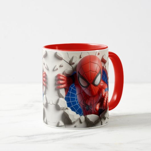 Tasse spiderman 3d マグカップ (正面右)