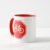 Tassé Stop vélo マグカップ (正面左)