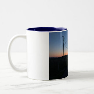 tasse sur coucher de solel ツートーンマグカップ