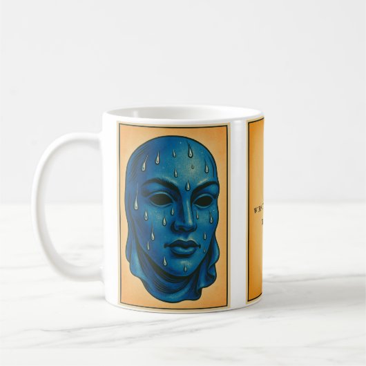 Tasse triptyque masque コーヒーマグカップ (左)