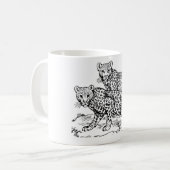 Tasse Twin tiger コーヒーマグカップ (正面左)